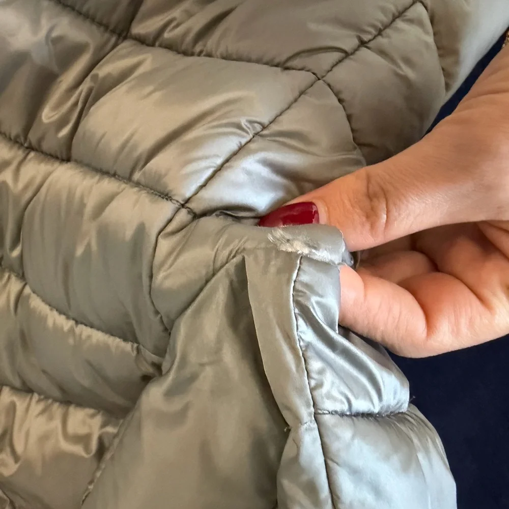 SAVE THE DUCK Silver Kids Puffer Jacket